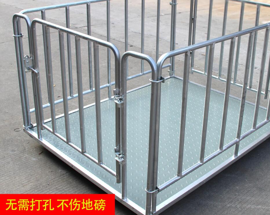 3吨地磅细节展示，围栏细节